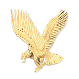 Eagle Mens Pendant in 14K Gold