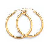 Hoop Earrings in 14K Gold