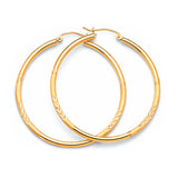 Hoop Earrings in 14K Gold