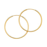 Hoop Earrings in 14K Gold