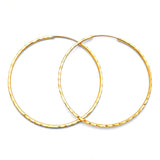 Hoop Earrings in 14K Gold