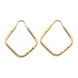 Hoop Earrings in 14K Gold