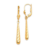 Teardrop Earrings in 14K Gold