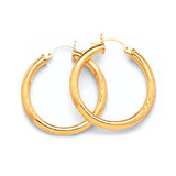 Hoop Earrings in 14K Gold