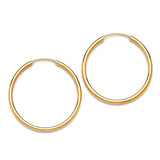Hoop Earrings in 14K Gold