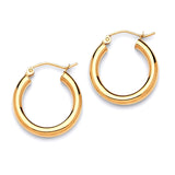 Hoop Earrings in 14K Gold