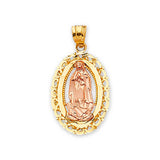 Guadalupe Pendant in 14K Two-Tone Gold