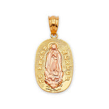 Guadalupe Pendant in 14K Two-Tone Gold