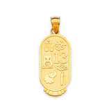 Symbols Ladies Pendant in 14K Gold