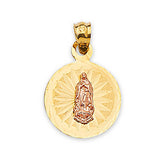 Guadalupe Pendant in 14K Two-Tone Gold