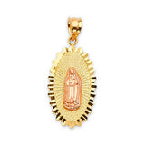 Guadalupe Pendant in 14K Two-Tone Gold