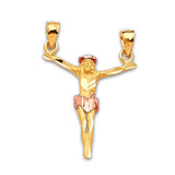 Jesucristo Pendant in 14K Two-Tone Gold
