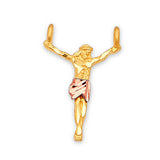 Jesucristo Pendant in 14K Two-Tone Gold