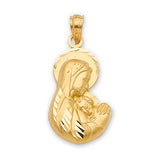Virgin Mary Ladies Pendant in 14K Gold