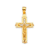 Crucifix Pendant in 14K Gold