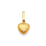 Heart Ladies Pendant in 14K Gold