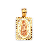 Guadalupe Pendant in 14K Two-Tone Gold