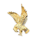 Eagle Mens Pendant in 14K Gold