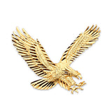 Eagle Mens Pendant in 14K Gold