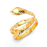 Snake Ladies Ring in 14K Gold