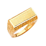 Knuckle Mens Ring in 14K Gold