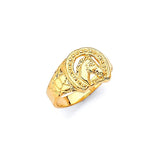 Horse Kids Ring in 14K Gold