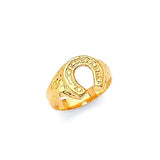 Horseshoe Kids Ring in 14K Gold
