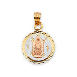 Guadalupe Pendant in 14K Tri-Color Gold