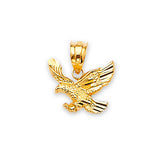 Eagle Mens Pendant in 14K Gold