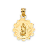 Guadalupe Ladies Pendant in 14K Gold
