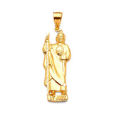 Saints Pendant in 14K Gold