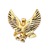 Eagle Mens Pendant in 14K Gold