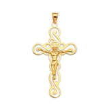 Crucifix Pendant in 14K Gold