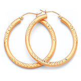 Hoop Earrings in 14K Gold