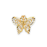 Butterfly Ladies Pendant in 14K Gold