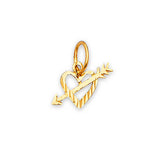 Cupid Ladies Pendant in 14K Gold