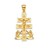 Crucifix Pendant in 14K Gold