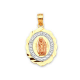 Guadalupe Pendant in 14K Tri-Color Gold