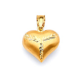 Heart Ladies Pendant in 14K Gold