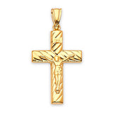 Crucifix Pendant in 14K Gold