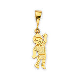Boys Pendant in 14K Gold