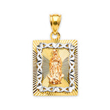 Guadalupe Pendant in 14K Tri-Color Gold
