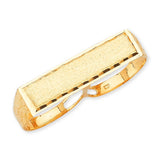 Knuckle Mens Ring in 14K Gold