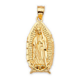 Guadalupe Ladies Pendant in 14K Gold