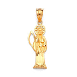 Saints Pendant in 14K Gold