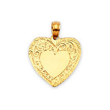 Heart Ladies Pendant in 14K Gold