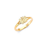 Butterfly Kids Ring in 14K Gold