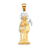 Saints Pendant in 14K Two-Tone Gold