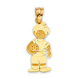 Boys Pendant in 14K Gold