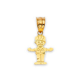 Boys Pendant in 14K Gold